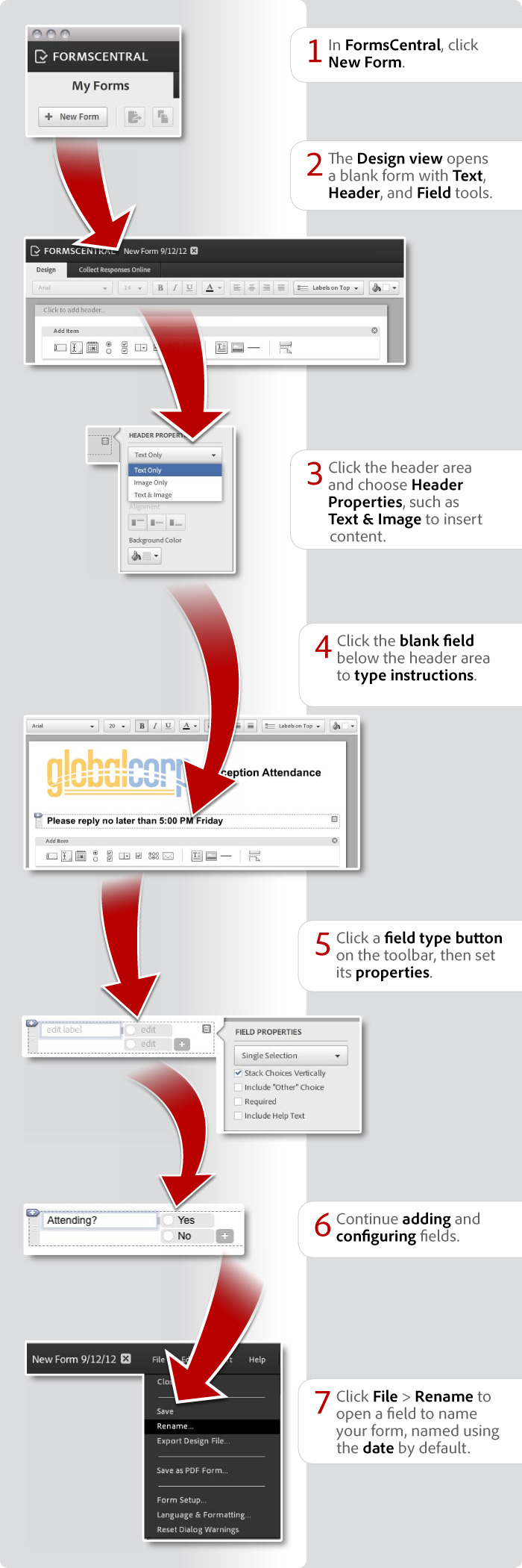 How to create forms using Acrobat XI Pro